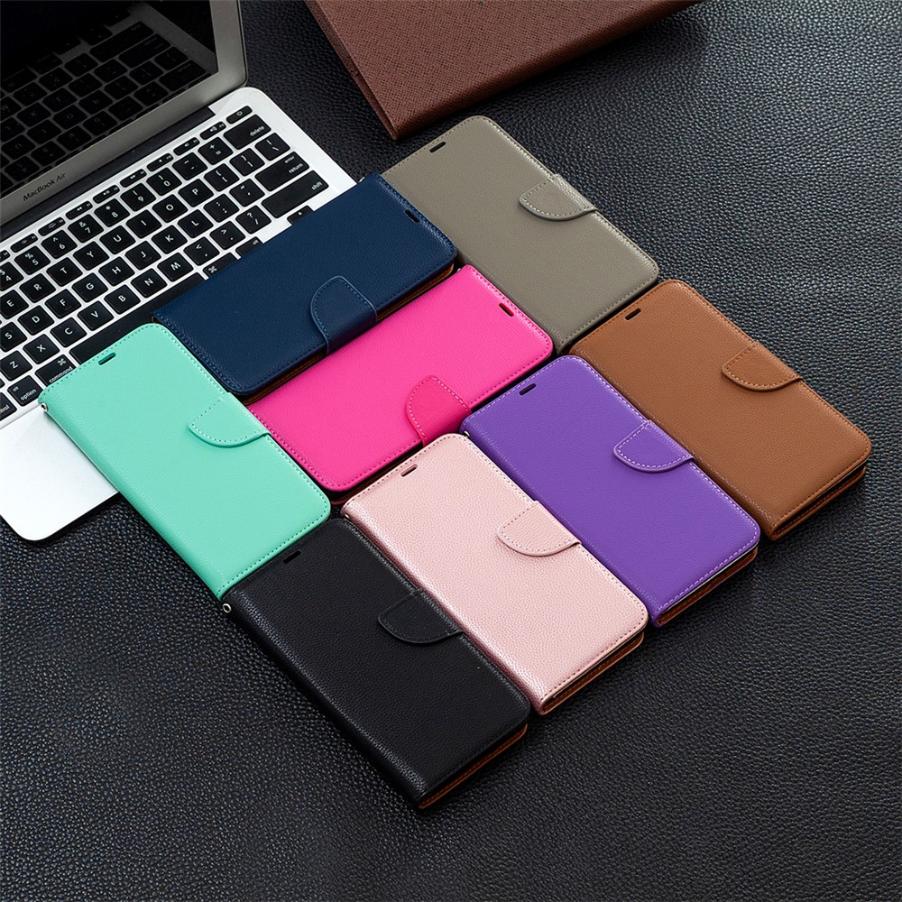 Litchi Surface with Wallet Leather Stand Case for Samsung Galaxy S20 FE/S20 Fan Edition/S20 FE 5G/S20 Fan Edition 5G/S20 Lite - Black-10