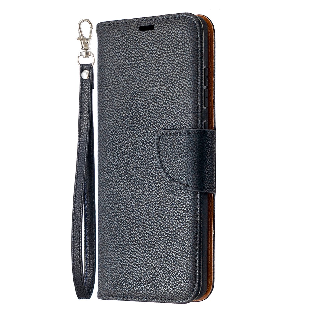 Litchi Surface with Wallet Leather Stand Case for Samsung Galaxy S20 FE/S20 Fan Edition/S20 FE 5G/S20 Fan Edition 5G/S20 Lite - Black-2