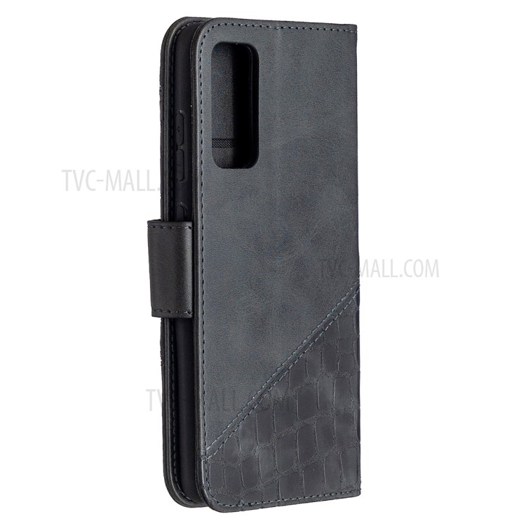 BF04 Splicing Crocodile Texture Wallet Stand Leather Case for Samsung Galaxy S20 FE/S20 Fan Edition/S20 FE 5G/S20 Fan Edition 5G/S20 Lite - Black-3