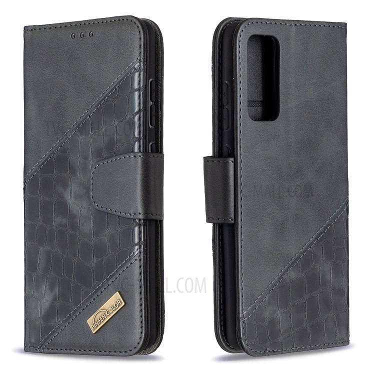 BF04 Splicing Crocodile Texture Wallet Stand Leather Case for Samsung Galaxy S20 FE/S20 Fan Edition/S20 FE 5G/S20 Fan Edition 5G/S20 Lite - Black-4