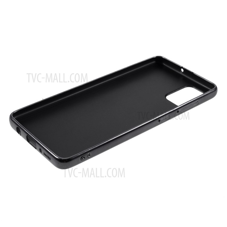 Glittering Sequins Plated TPU Frame + PC Case for Samsung Galaxy A51 5G SM-A516 - Black-6