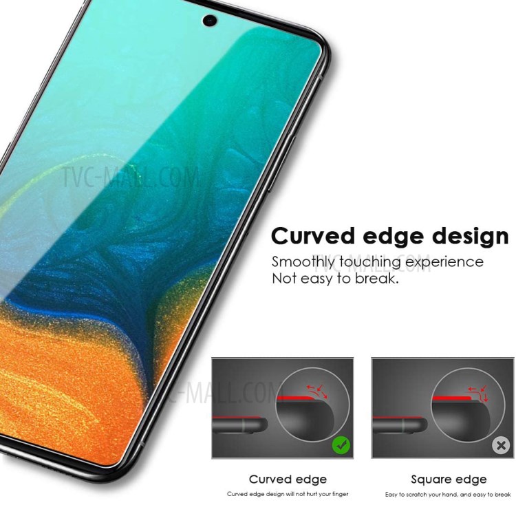 Clair Coquille TPU + Trempé Film Protecteur D'écran En Verre Pour Samsung Galaxy A71 SM-A715-4