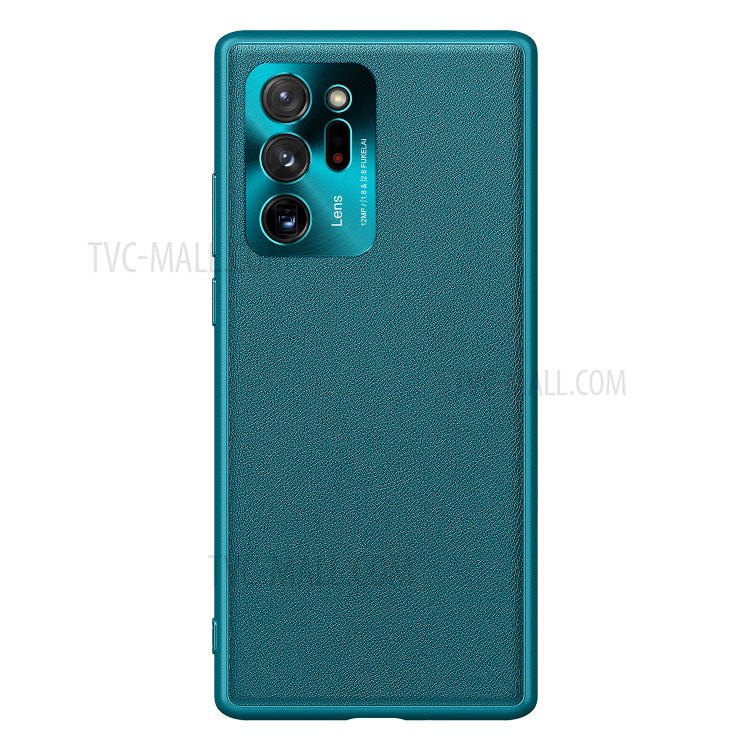 FUKELAI CD Veins PC + TPU Phone Cover with Camera Covering for Samsung Galaxy Note20 Ultra/Note20 Ultra 5G - Dark Green-1