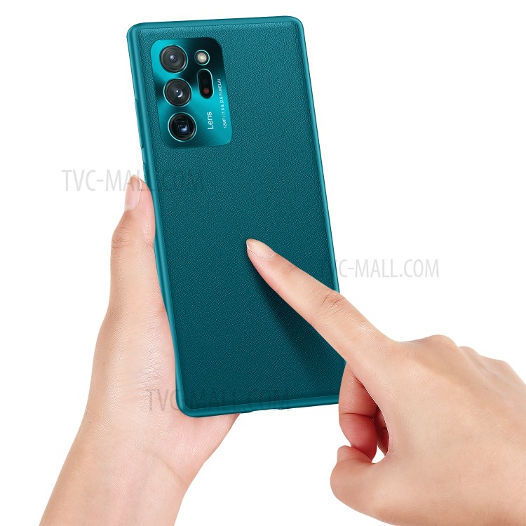 FUKELAI CD Veins PC + TPU Phone Cover with Camera Covering for Samsung Galaxy Note20 Ultra/Note20 Ultra 5G - Dark Green-10