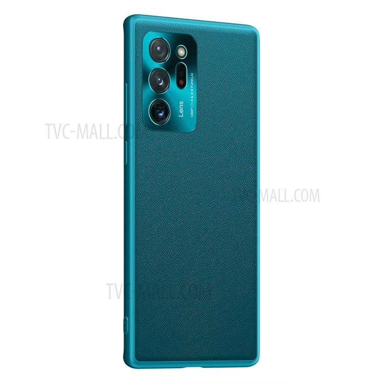 FUKELAI CD Veins PC + TPU Phone Cover with Camera Covering for Samsung Galaxy Note20 Ultra/Note20 Ultra 5G - Dark Green-5