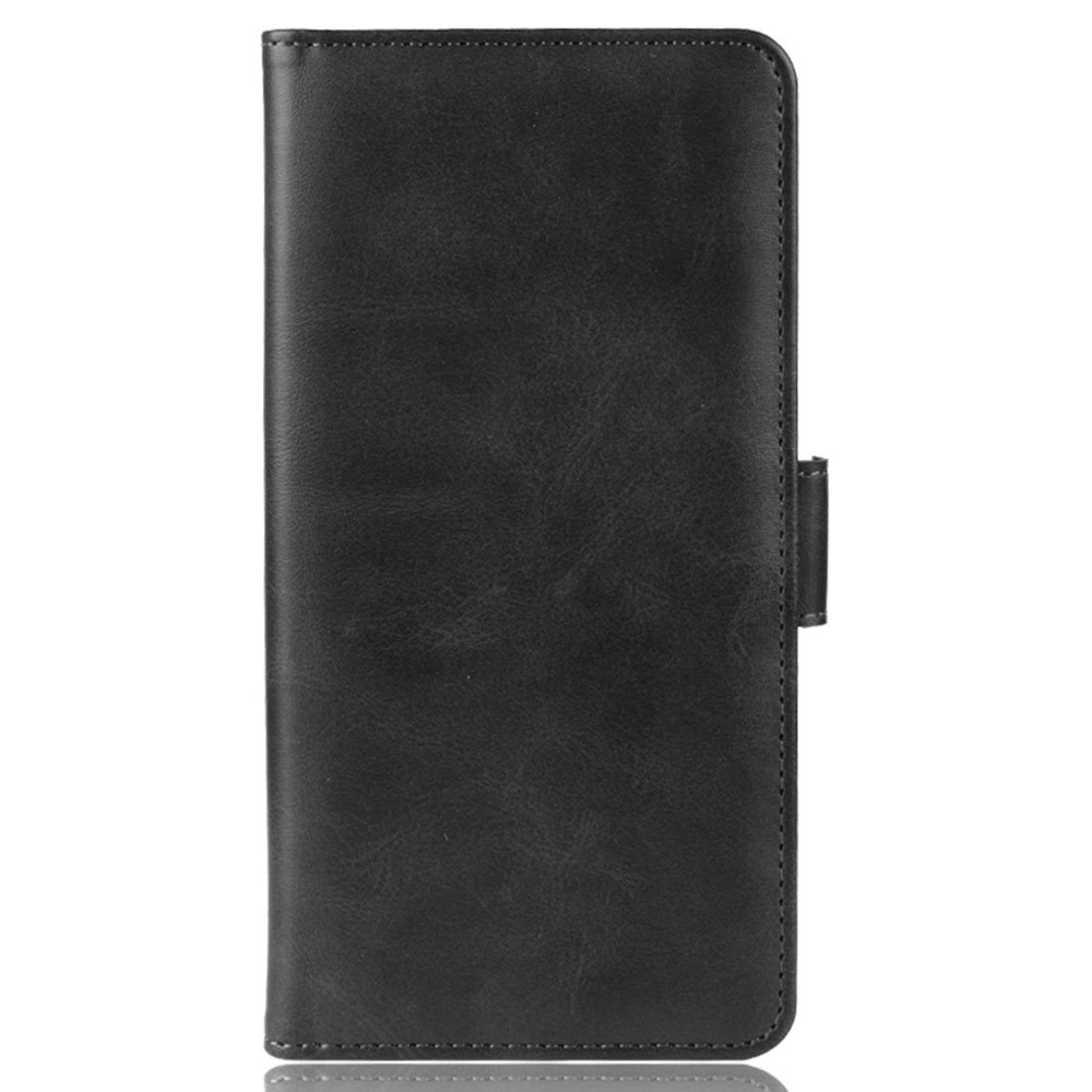 Double Clasp Flip Leather Shell for Samsung Galaxy S20 FE/S20 Fan Edition/S20 FE 5G/S20 Fan Edition 5G - Black-6