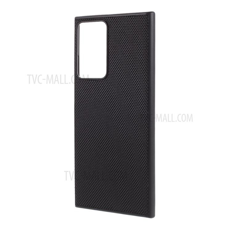 TPU Cover Nylon Coated Phone Case for Samsung Galaxy Note20 Ultra 5G / Galaxy Note20 Ultra - Black-2