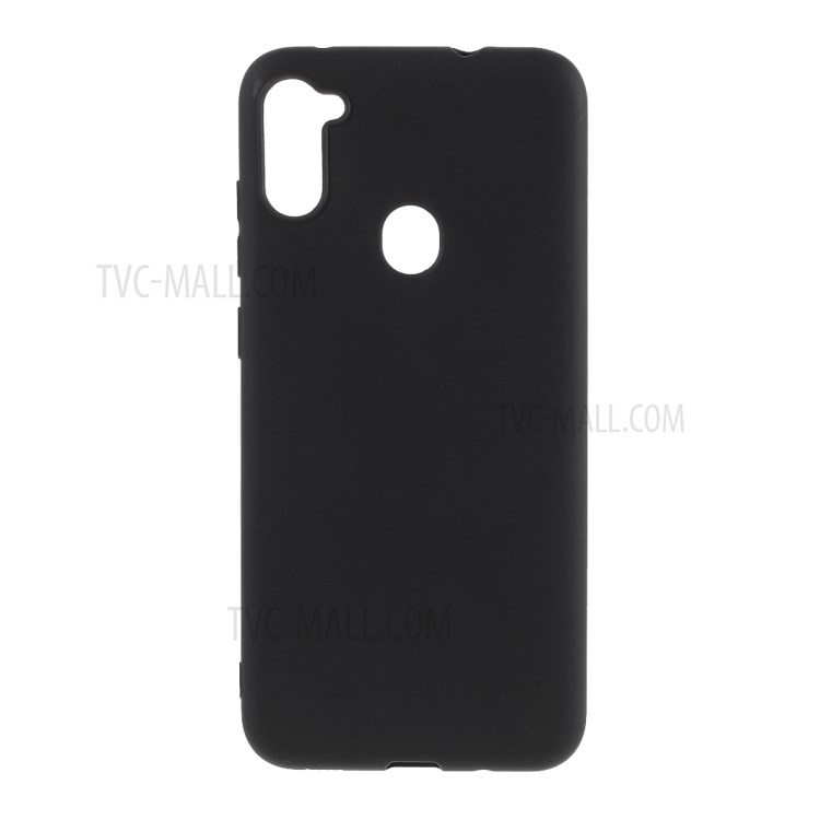 Double-sided Matte TPU Case for Samsung Galaxy A11 - Black-1