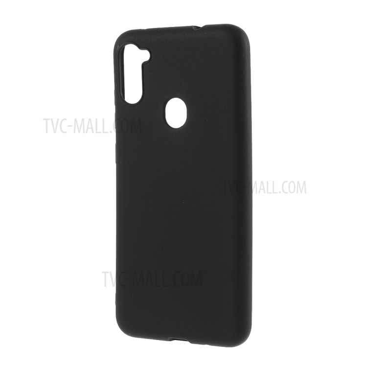 Double-sided Matte TPU Case for Samsung Galaxy A11 - Black-2