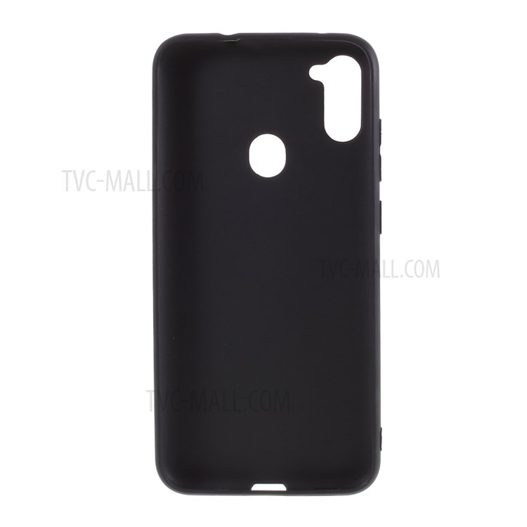 Double-sided Matte TPU Case for Samsung Galaxy A11 - Black-3