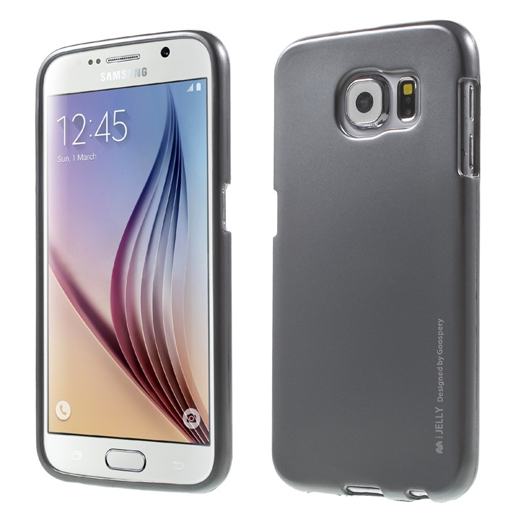 

MERCURY GOOSPERY Metal-like TPU Protective Cover for Samsung Galaxy S6 G920 - Grey