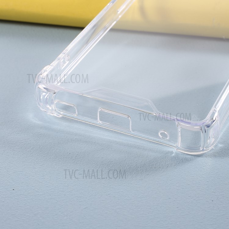 Drop-proof Glossy Acrylic + Soft TPU Cover Mobile Phone Case for Samsung Galaxy Xcover Pro - Transparent-4