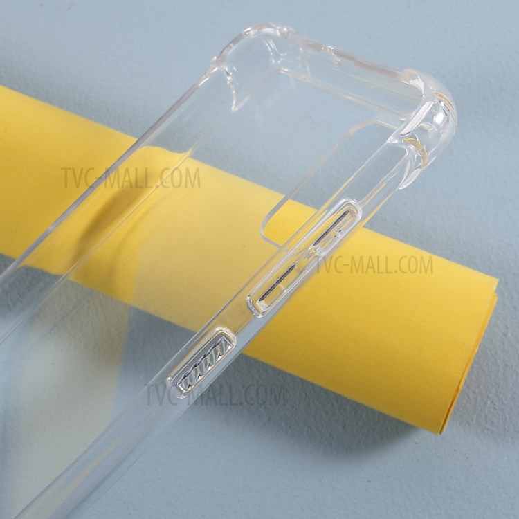 Gota-a Prova Acrílico Lustroso + TPU Concha Caso Híbrido Para Samsung Galaxy A51 SM-A515 - Transparente-6