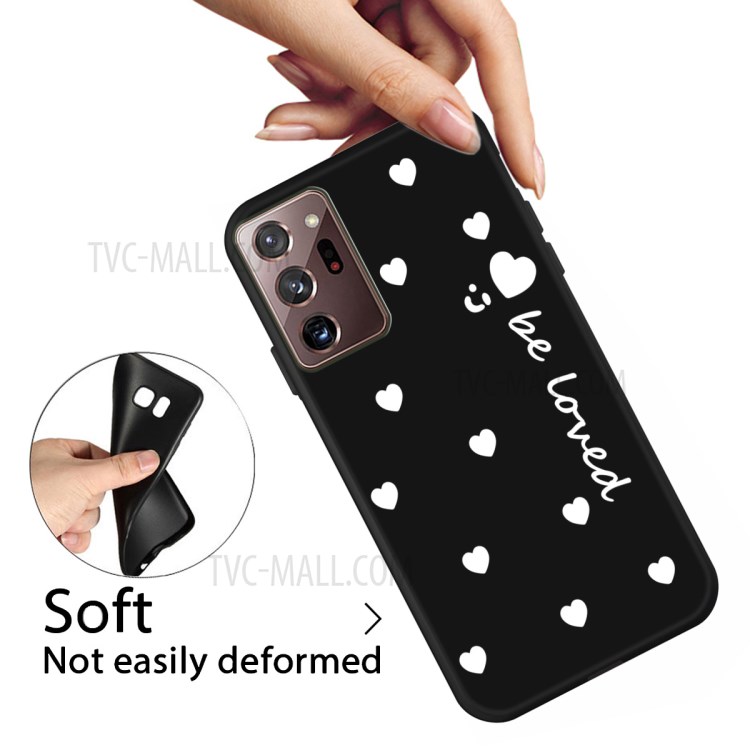 Little Heart Smile Pattern Dsign TPU Phone Case for amsung Galaxy Note20 Ultra 5G / Galaxy Note20 Ultra - Black-4