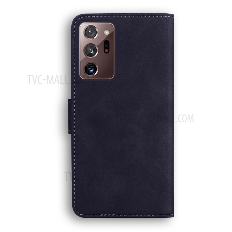 Leather Wallet Stand Phone Case for Samsung Galaxy Note20 Ultra/Note20 Ultra 5G - Black-3