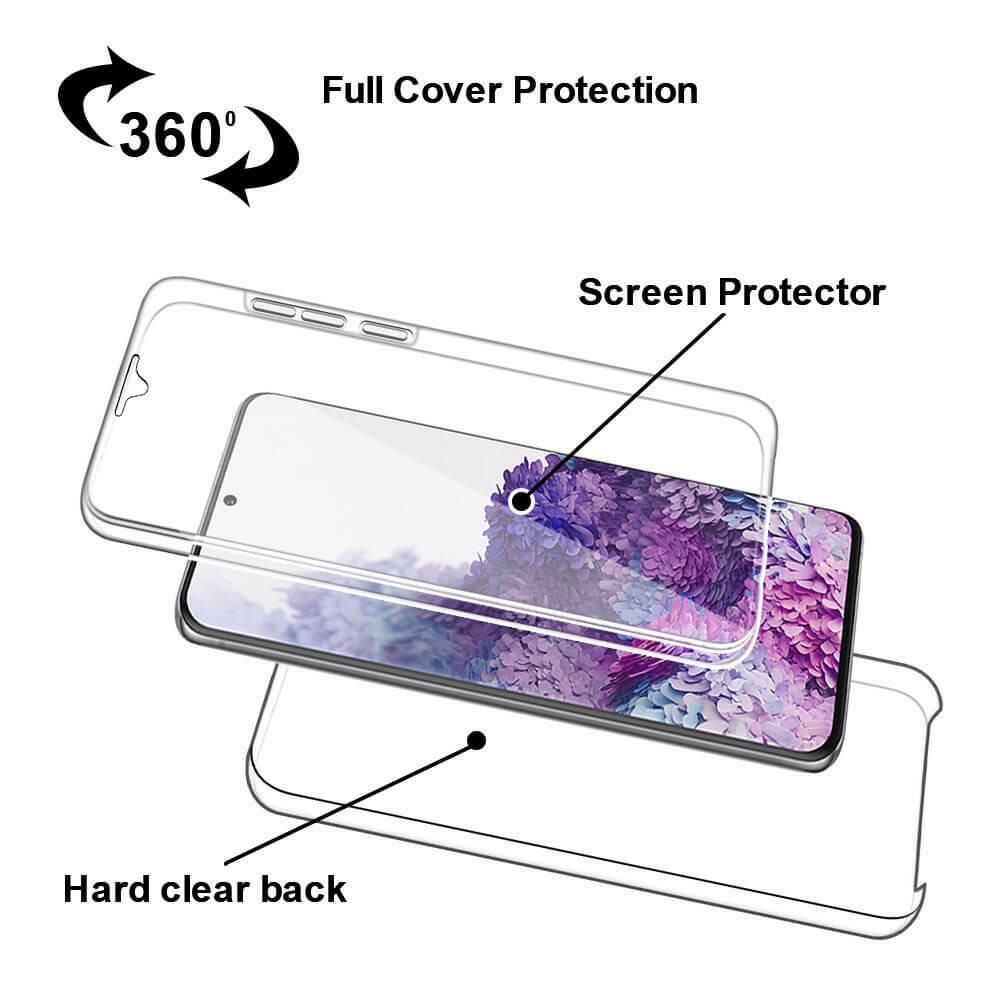 Гибридные ПЭТ + TPU + Акрил Ясно Оболочки Полного Покрытия Для Samsung Galaxy S20 FE / S20 Вентилятора Издание / S20 FE 5G / S20 Вентилятора Издания 5G-2