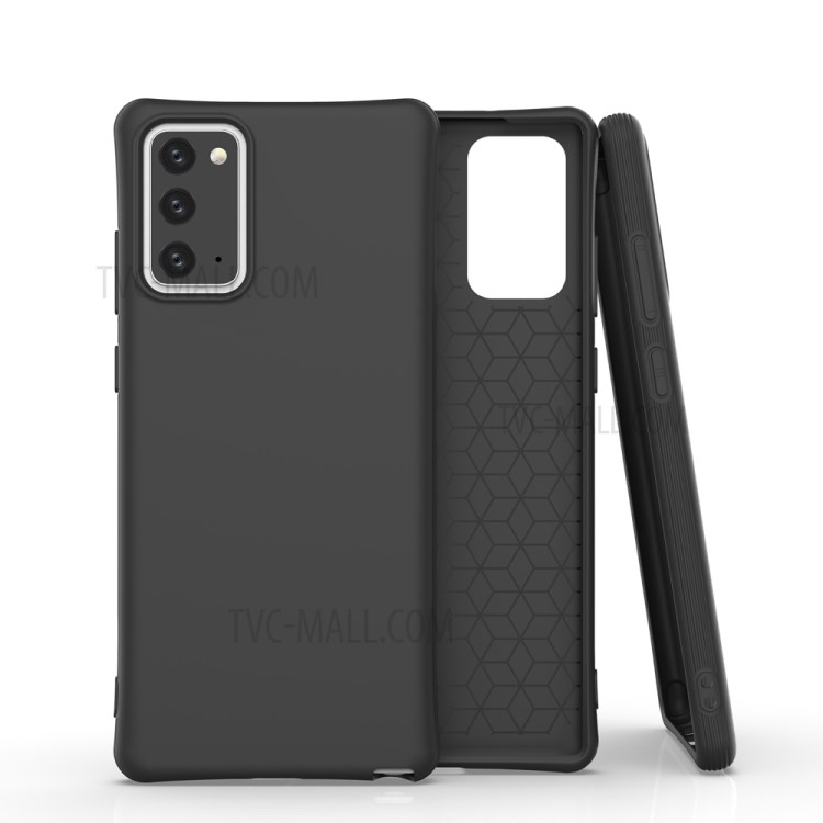 Matte TPU Back Cell Phone Case for Samsung Galaxy Note 20 5G / Galaxy Note 20 - Black-1