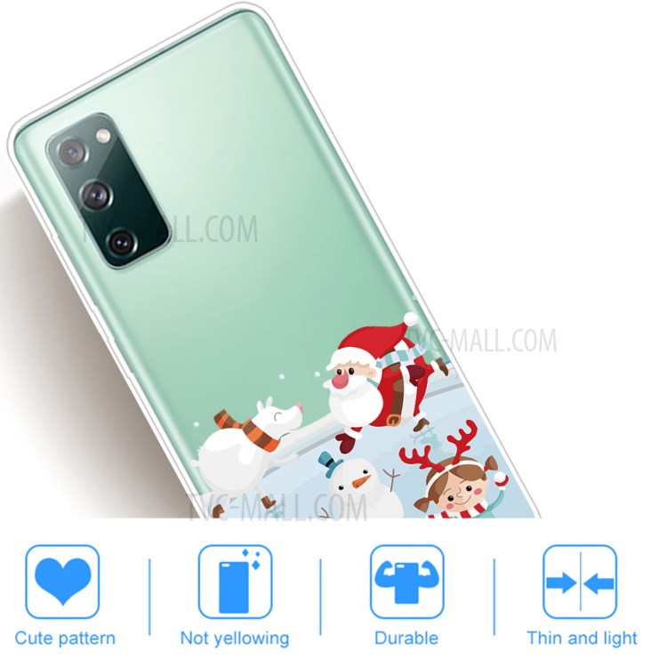 Christmas Series Pattern Printing TPU Phone Case for Samsung Galaxy S20 FE/Fan Edition/S20 FE 5G/Fan Edition 5G - Style A-5