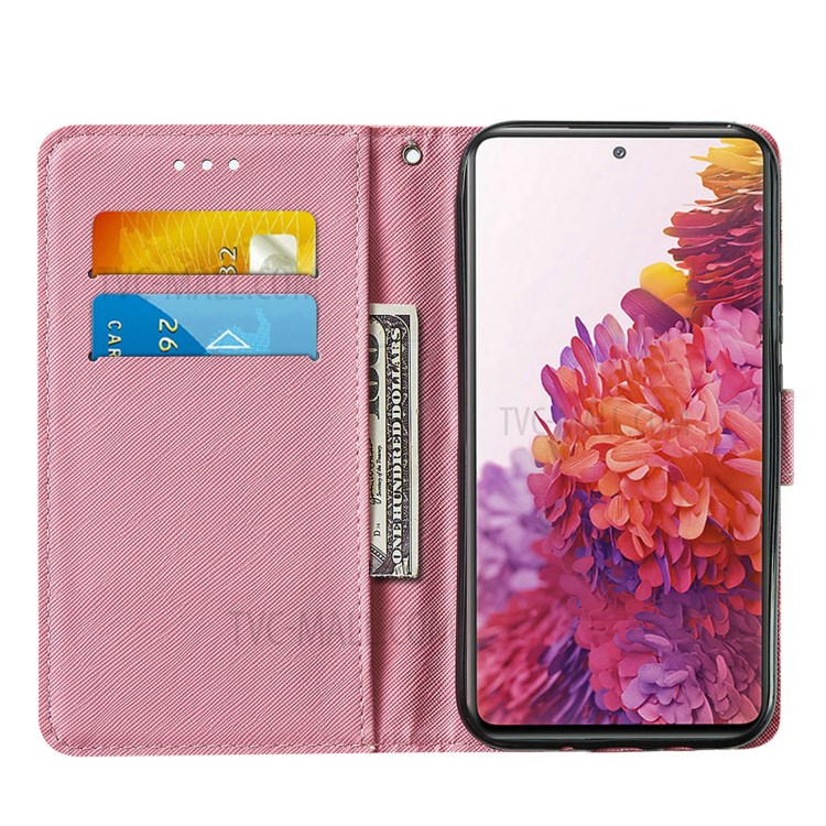 Cross Texture Pattern Printing Flip Leather Wallet Stand Cover for Samsung Galaxy S20 FE/S20 Fan Edition/S20 FE 5G/S20 Fan Edition 5G - Red Butterfly-7