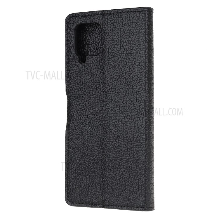Litchi Skin Wallet Flip Leather Stand Case for Samsung Galaxy A42 5G-3