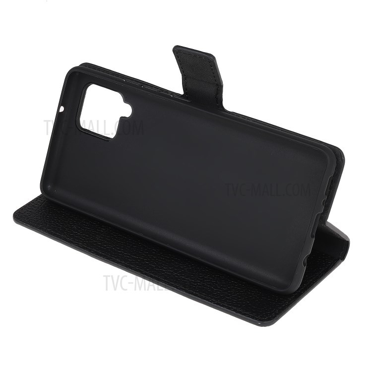 Litchi Skin Wallet Flip Leather Stand Case for Samsung Galaxy A42 5G-5