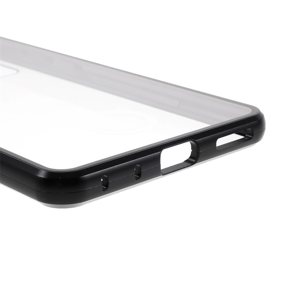 Крышка Для Samsung Galaxy S20 FE / S20 Fan Edition / S20 Fe 5G / S20 Вентиляционное Издание 5G Съемный Металл + Двусторонний Закаленный Стеклянный Корпус - Черный-8