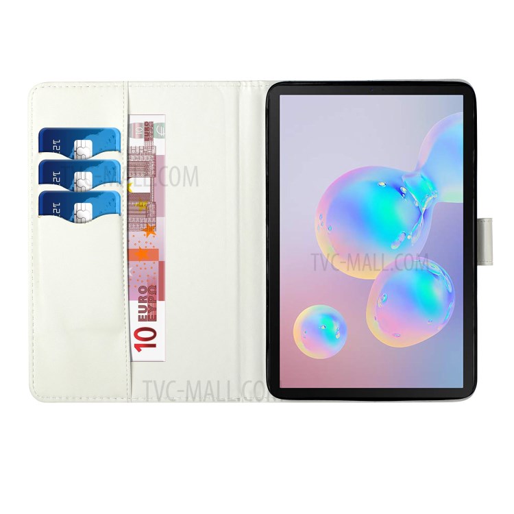 Pattern Printing Wallet Stand Leather Tablet Cover for Samsung Galaxy Tab S7 Plus/T970/T976B - Elk in the Forest-8