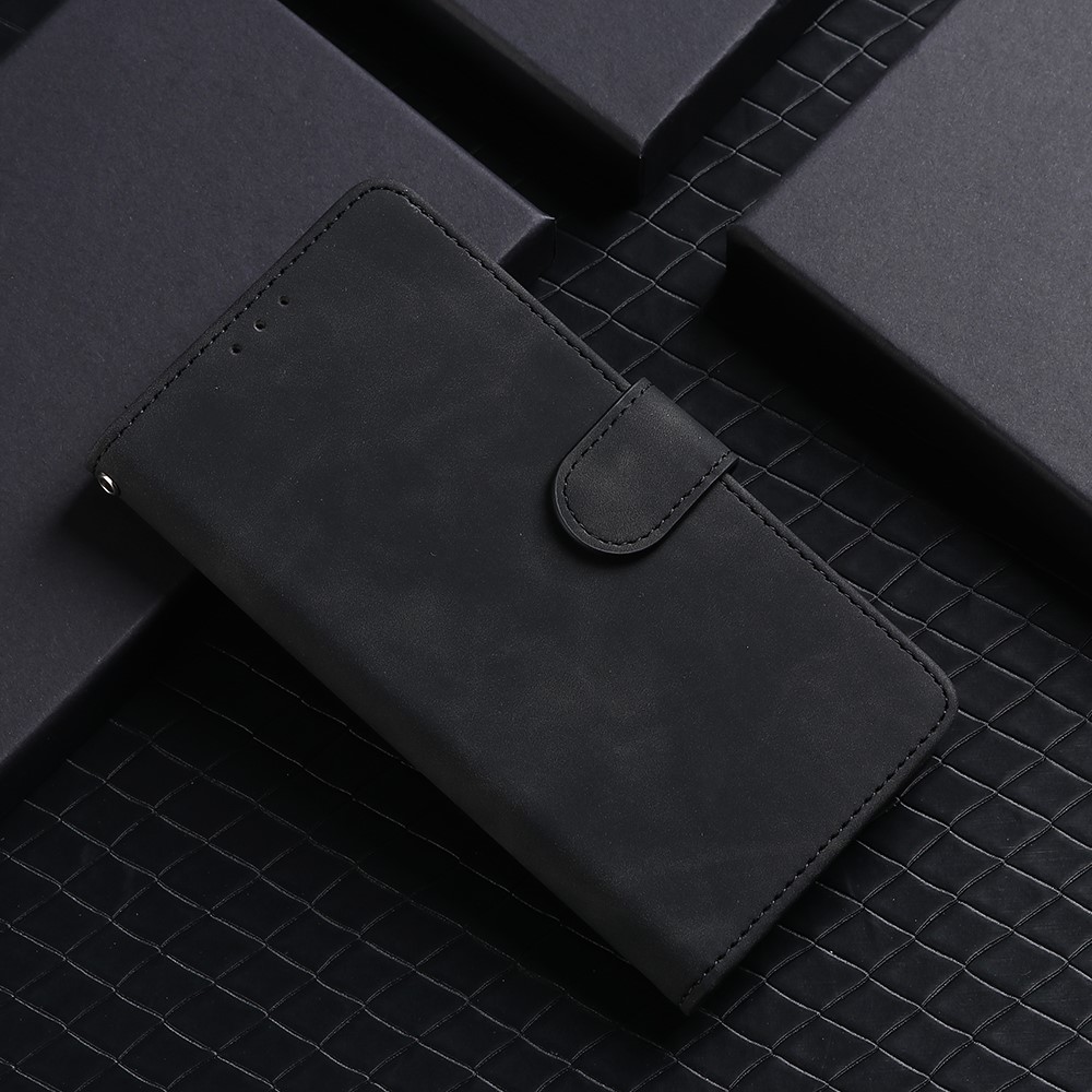 Skin-touch Leather Wallet Flip Case for Samsung Galaxy Z Fold2 5G - Black-7