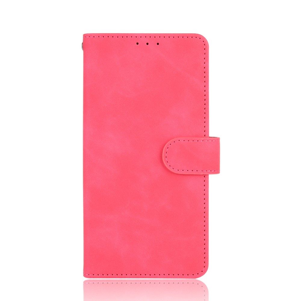 Skin-touch Leather Wallet Flip Case for Samsung Galaxy Z Fold2 5G - Rose