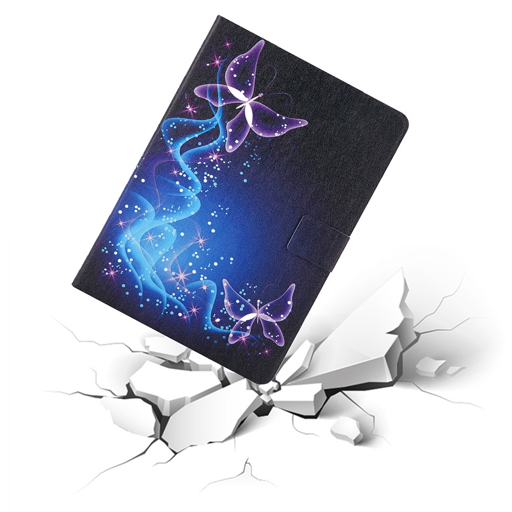 Pattern Printing Card Slots Leather Stand Tablet Case for Samsung Galaxy Tab A7 10.4 (2020) SM-T500/SM-T505 - Magic Butterfly-6