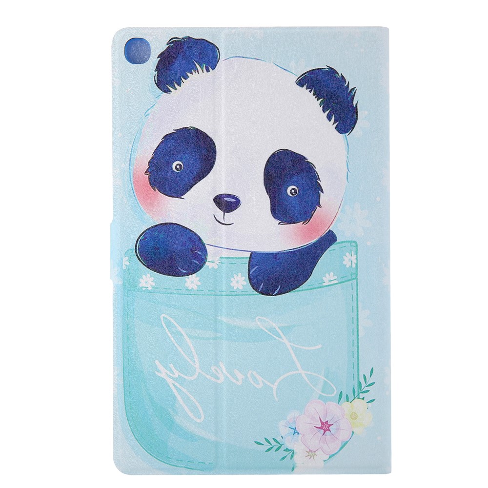 Pattern Printing Card Slots Leather Stand Tablet Case for Samsung Galaxy Tab A7 10.4 (2020) SM-T500/SM-T505 - Panda-2