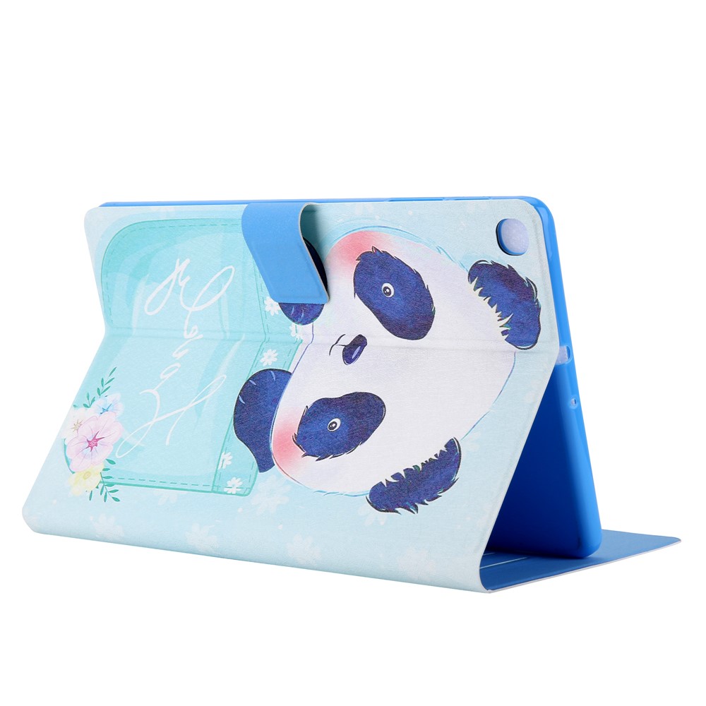 Pattern Printing Card Slots Leather Stand Tablet Case for Samsung Galaxy Tab A7 10.4 (2020) SM-T500/SM-T505 - Panda-3