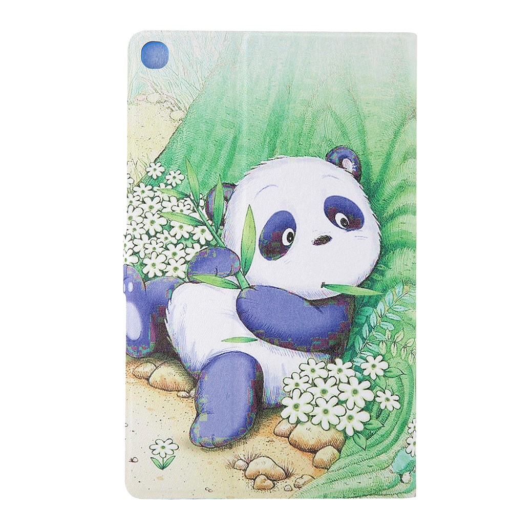 Pattern Printing Card Slots Leather Stand Tablet Case for Samsung Galaxy Tab A7 10.4 (2020) SM-T500/SM-T505 - Cute Panda-7