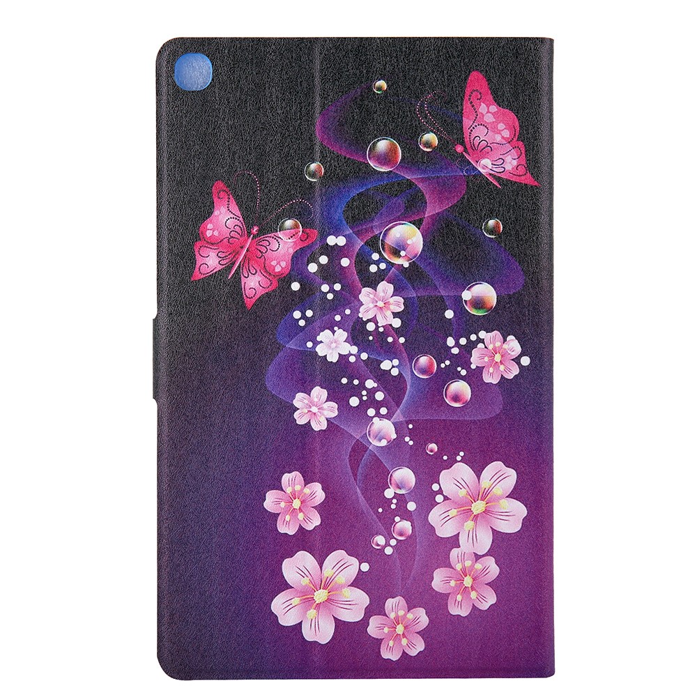 Pattern Printing Card Slots Leather Stand Tablet Case for Samsung Galaxy Tab A7 10.4 (2020) SM-T500/SM-T505 - Flower and Butterflies-2