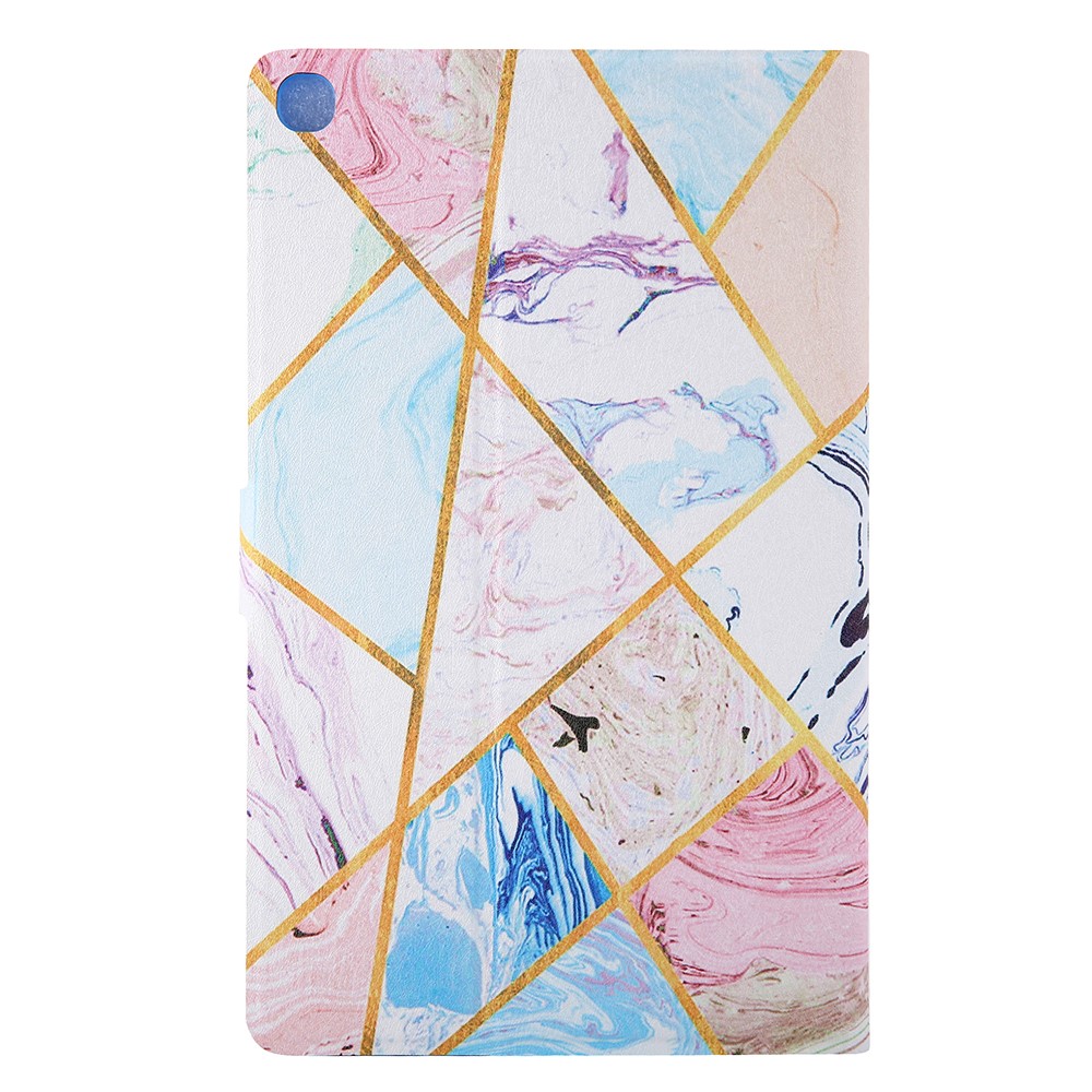 Pattern Printing Card Slots Leather Stand Tablet Case for Samsung Galaxy Tab A7 10.4 (2020) SM-T500/SM-T505 - Marble Pattern-2