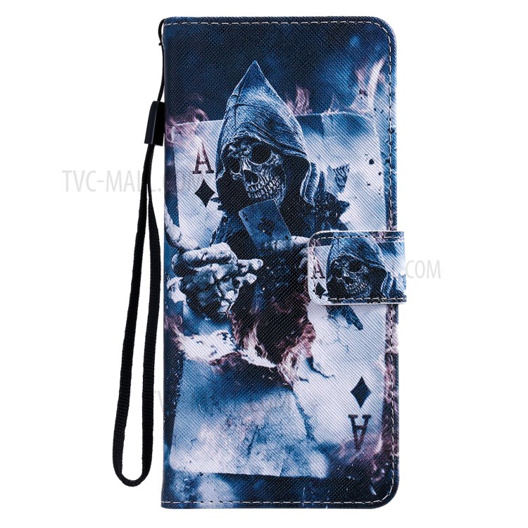 Pattern Printing Leather Cover with Wallet Stand Phone Case for Samsung Galaxy Note20 Ultra / Note20 Ultra 5G - Devil-2