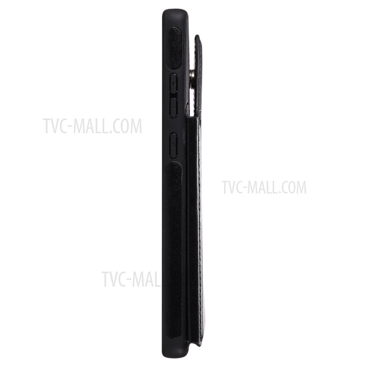 Butterfly Imprint Shockproof Leather Coated TPU Phone Protective Shell for Samsung Galaxy Note 20/Note 20 5G - Black-10
