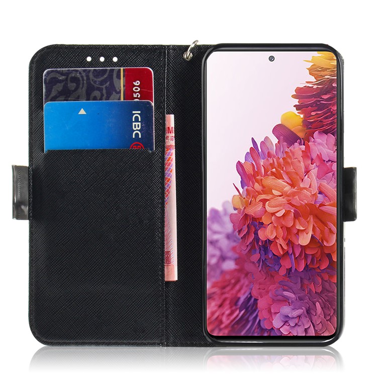 Light Spot Decor Pattern Printing Wallet Stand Leather Phone Case with Strap for Samsung Galaxy S20 FE/S20 Fan Edition/S20 FE 5G/S20 Fan Edition 5G/S20 Lite - Animals-6