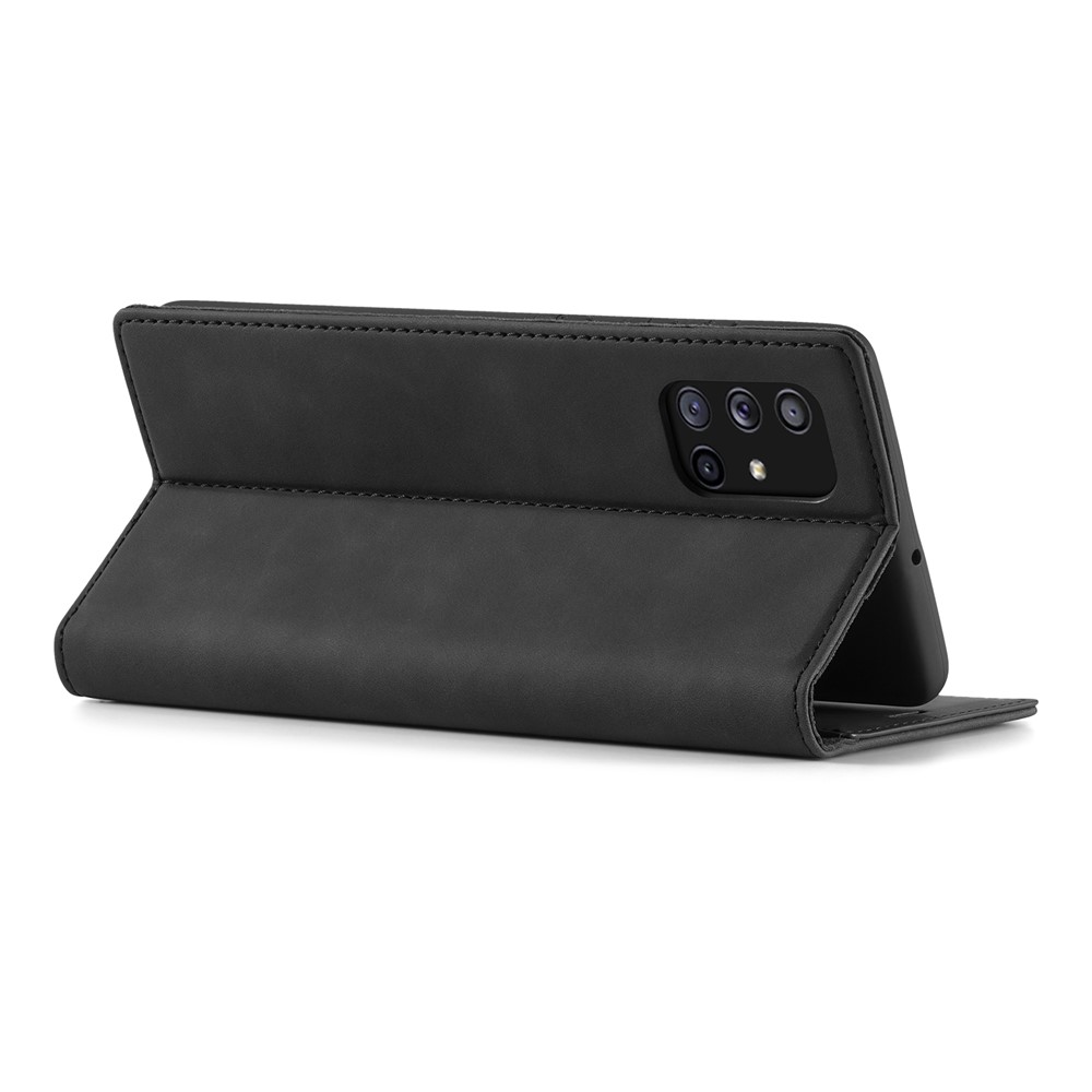 LC.IMEEKE LC Auto Absorbed Leather Wallet Stand Phone Protector for Samsung Galaxy A71 SM-A715/M70S - Black-3