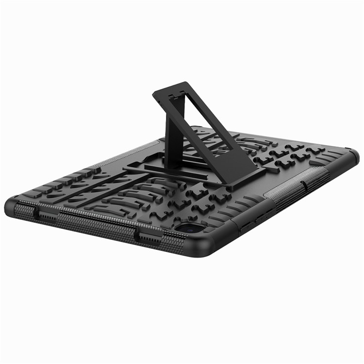Anti-Rutsch-PC + TPU-Hybridgehäuse Mit Kippständer Für Samsung Galaxy Tab 10.4 A7 (2020) - Schwarz-6