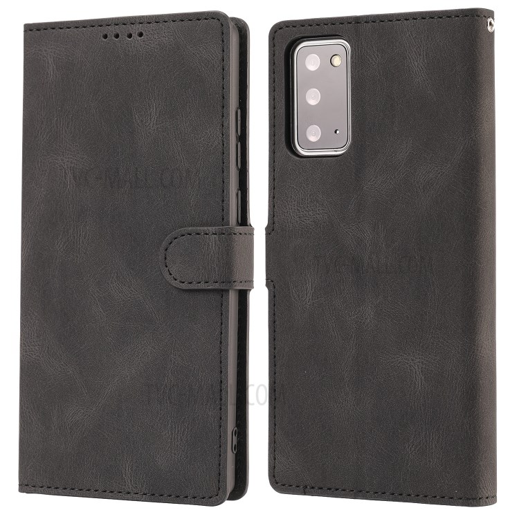 Classic Style PU Leather Phone Cover Shell with Wallet and Stand for Samsung Galaxy S20 FE/S20 Fan Edition/S20 FE 5G/S20 Fan Edition 5G/S20 Lite - Black-2