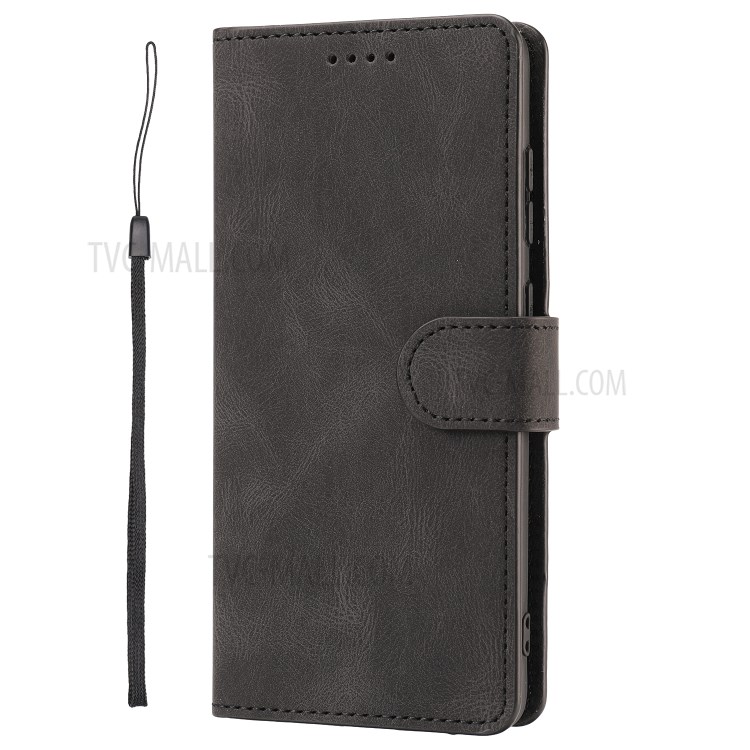 TPU + PU Leather Phone Protective Shell with Wallet and Stand for Samsung Galaxy S20 - Black-3