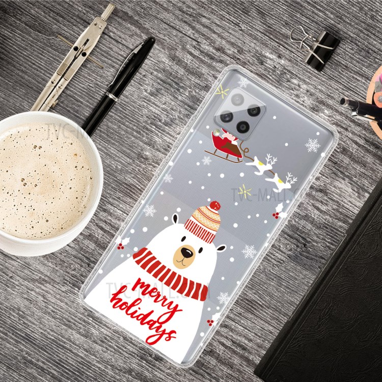 Christmas Style Pattern Printing TPU Phone Shell for Samsung Galaxy A42 5G - Style A-2