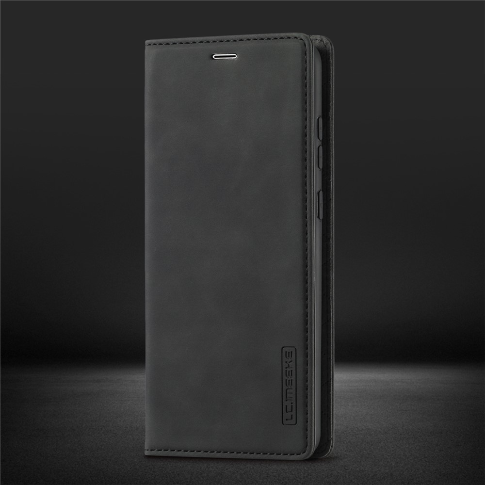 LC.IMEEKE LC Strong Magnetic Series Leather Wallet Phone Protective Shell for Samsung Galaxy S20 Ultra - Black-18