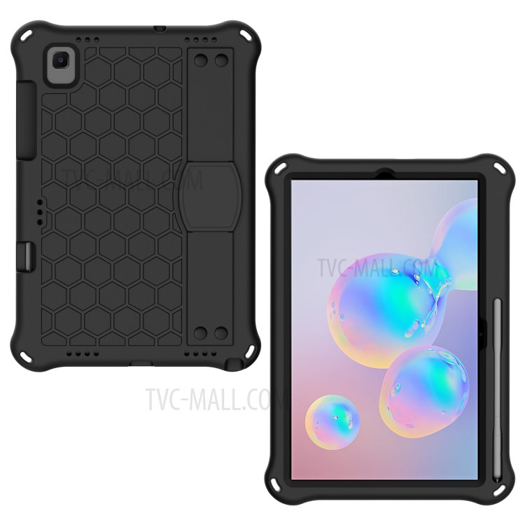 Honeycomb Texture Protector EVA Phone Case for Samsung Galaxy Tab S6 Kickstand Cover - Black-1