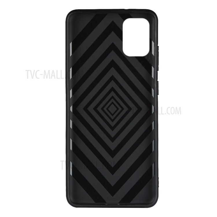 Detachable 2 in 1 Protector Cover with Electropalting Finger Ring Kickstand for Samsung Galaxy M51 (Side Fingerprint Version) - Black-2