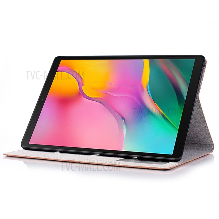 Map Pattern Printing Multiple Card Slots Leather Tablet Case for Samsung Galaxy Tab A7 10.4 (2020) - Brown-4