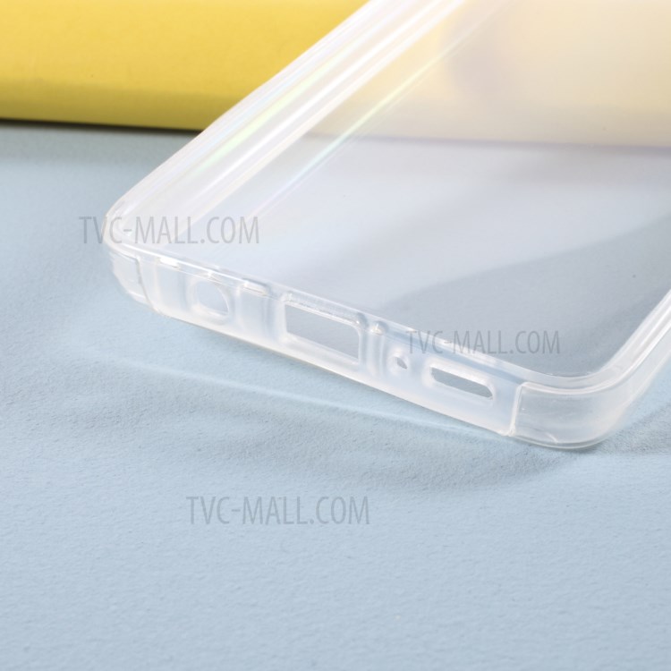 Full Coverage Front PET+TPU Frame+Acrylic Back Clear Phone Case for Samsung Galaxy M51-4