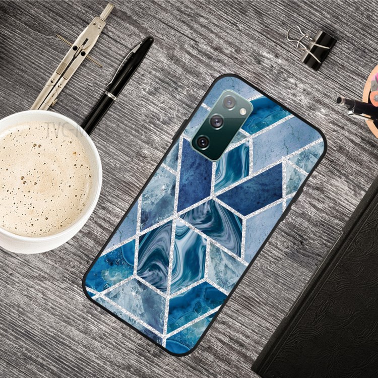 Matte Black TPU Case for Samsung Galaxy S20 FE/S20 Fan Edition/S20 FE 5G/S20 Fan Edition 5G Fashion Marble Texture - Style A-2