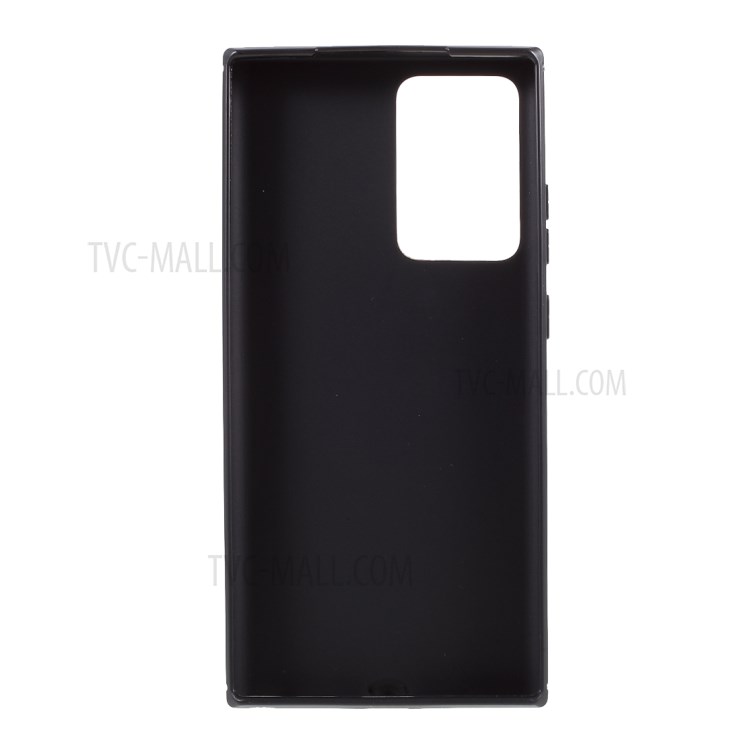 Carbon Fiber Texture Soft TPU Protective Phone Case for Samsung Galaxy Note20 Ultra/Note20 Ultra 5G - Black-3